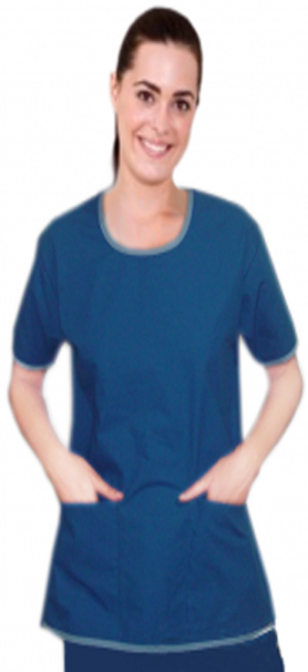 Round neck with border piping style 5 pocket set half sleeve (top 2 pocket with bottom 3 pocket)